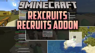 Rexcruits Recruits Addon Mod (1.20.1) – Build and Rule Your Own Faction Empire