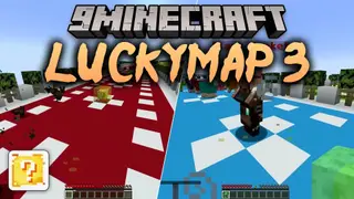 LuckyMap 3 Map (26.3, 1.20.1) – Race Friends Through Lucky Block Mayhem
