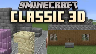Classic 3D 9minecraft Resource Pack (26.3) – Vanilla Blocks with Real Depth
