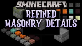 Refined Masonry Details Resource Pack (26.2, 1.20.1) – Cleaner Brick Masonry