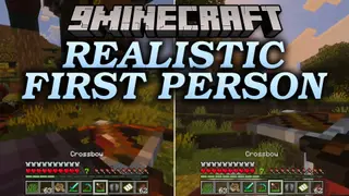 Realistic First Person Addon (1.21) – See Your Full Character Body
