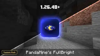 PandaMine's Fullbright (26+) – MCPE/Bedrock Texture Pack