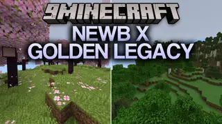 Newb X Golden Legacy Shader (26.x) – Emissive Ores and Warm Sunlight on Bedrock