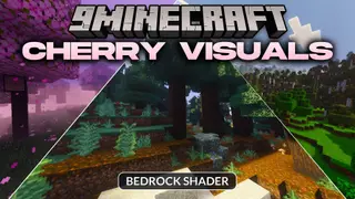 Cherry Visuals Shader (26.x) – Vivid Pink Color Grading and Night Auroras