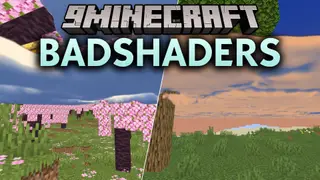 BadShaders (26.2, 1.20.1) – Bad Apple Video Animation on Clouds