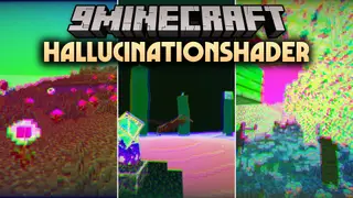 HallucinationShader (26.2, 1.20.1) – Trippy Terrain Warping and Color Shifts