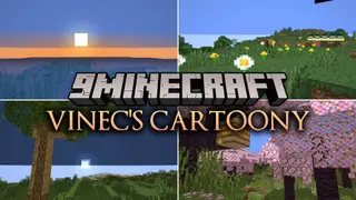 VineC's Cartoony Shaders (26.3, 1.20.1) – Bold Cartoon Outlines and Lighting