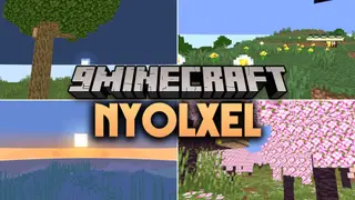 Nyolxel Shaders (26.3, 1.20.1) – Retro Lighting and Soft Bloom