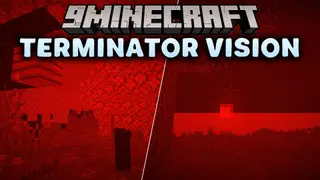 Terminator Vision Shaders (26.3, 1.20.1) – Retro Cyborg Red Scanline Filter