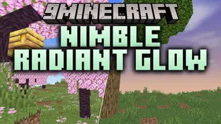 Nimble Radiant Glow Shaders (26.3, 1.20.1) – Cartoon Bloom on Low-End PCs