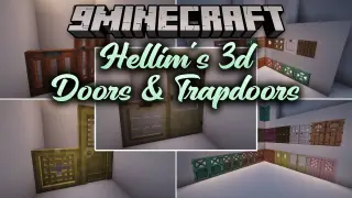Hellim's 3D Doors & Trapdoors Resource Pack (26.3, 1.20.1)
