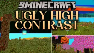 Ugly High Contrast Shaders (26.2, 1.20.1) – Extreme Contrast and Sharp Shadows