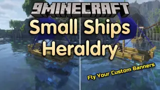 Small Ships Heraldry Mod (1.21.1, 1.20.1) – Design Custom Sail Art