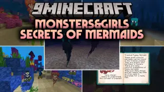Monsters&Girls Secrets of Mermaids Mod (1.20.1) – Tame Mermaid Companions