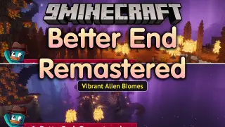 Better End Remastered Mod (1.21.1) – Turn the Barren Void Into a Thriving Alien