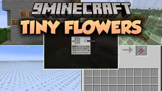 Tiny Flowers Mod (26.3, 1.21.1) – Design Detailed Flowerbeds with Stackable