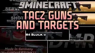Tacz Guns and Targets Mod (1.20.1) – Equip Modern Military Firearms