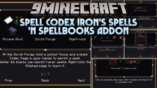 Spell Codex Iron's Spells 'n Spellbooks Addon Mod (1.21.1)