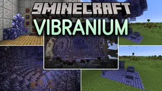 Vibranium Mod (26.3, 1.21.1) – Unearth Crystal Geodes to Forge Kinetic Weapons