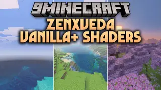 ZenXveda Vanilla+ Shaders (26.x, 1.21) – Glowing Ores and Sunbeams on Any Device