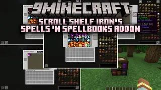 Scroll Shelf Iron's Spells 'n Spellbooks Addon Mod (1.21.1, 1.20.1)