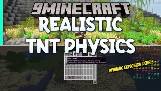 Realistic TNT Physics Mod (1.20.1) – Demolish Terrain with Shockwaves