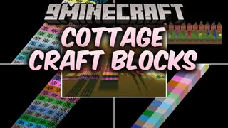 Cottage Craft Blocks Mod (26.3, 1.20.1) – Design Cozy Pastel Houses