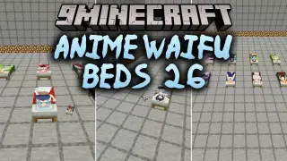 Anime Waifu Beds #26 Resource Pack (26.1.2, 1.20.1) – Custom Anime Prints
