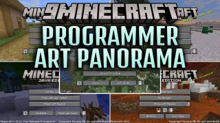 Programmer Art Panorama Resource Pack (26.3, 1.20.1) – Retro Title Screens