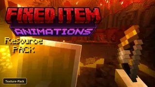 FIXED Item Animations (26+, 1.21) – MCPE/Bedrock Texture Pack