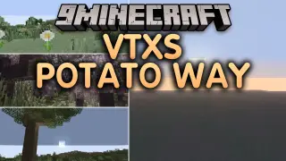 VTXS Potato Way Shaders (26.3, 1.20.1) – Clean Lighting for Low-End PCs