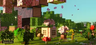 Better Saplings & Mushrooms Texture Pack (26+, 1.21) – MCPE/Bedrock Texture Pack