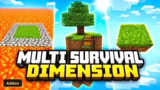 Multi Survival Dimension With ZC Modpack (26+) – MCPE/Bedrock Addon