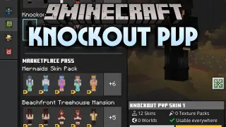 Knockout PVP Skin Pack (26.x, 1.21) – Battle-Ready Dark Skins with Glowing