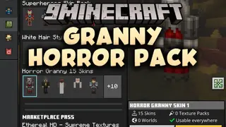 Granny Horror Pack Skin Pack (26.x, 1.21) – Spooky Granny Outfits
