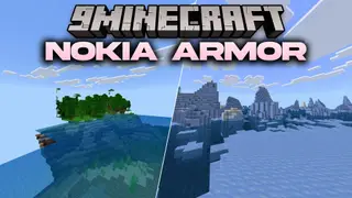 Nokia Armor Shader (26.x) – Crisp 256x Retro Phone Armor for Netherite