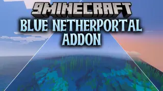 Blue Netherportal Addon Shader (26.x, 1.21) – Animated Neon Portal Frames