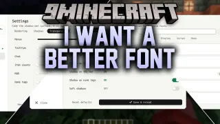 I Want a Better Font Mod (26.3, 1.20.1) – Read Clean Custom Typography
