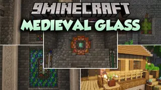 Medieval Glass Mod (26.3, 1.21.11) – Build Rustic Castles with Leaded Stained