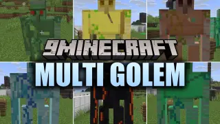 Multi Golem Mod (26.3, 26.1.2) – Craft Powerful Elemental Guardians