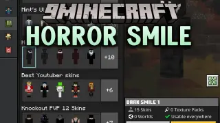 Horror Smile Skin Pack (26.x, 1.21) – Sinister Grinning Monster Skins