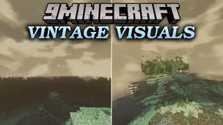 Vintage Visuals Shader (26.x) – Warm Retro Color Filter and Custom Biome Fog