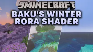 Baku's Winter Rora Shader (26.x, 1.21) – Cinematic Lighting and Wavy Water