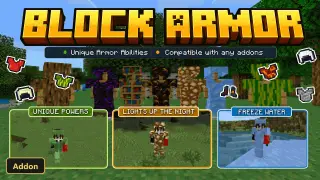 Block Armor (26+, 1.21) – MCPE/Bedrock Addon