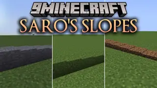 Saro's Slopes Mod (26.3, 1.20.1) – Build Smooth Hillside Paths