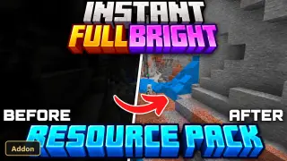 Instant FullBright Night Vision (26+) – MCPE/Bedrock Addon