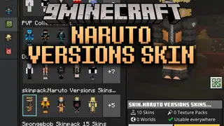 Naruto Versions Skin Skin Pack (26.x, 1.21) – Play As Iconic Ninja Forms