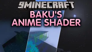 Baku's Anime Shader (26.x, 1.21) – Golden Sunlight and Clear Water for Bedrock