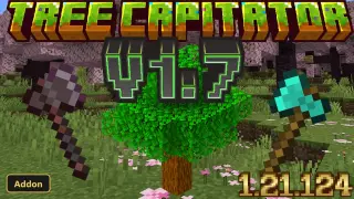 Tree Capitator (26+, 1.21) – MCPE/Bedrock Addon