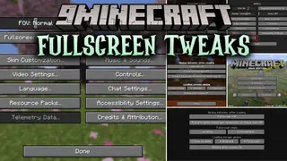Fullscreen Tweaks Mod (26.3, 1.20.1) – Play Across Multiple Monitors